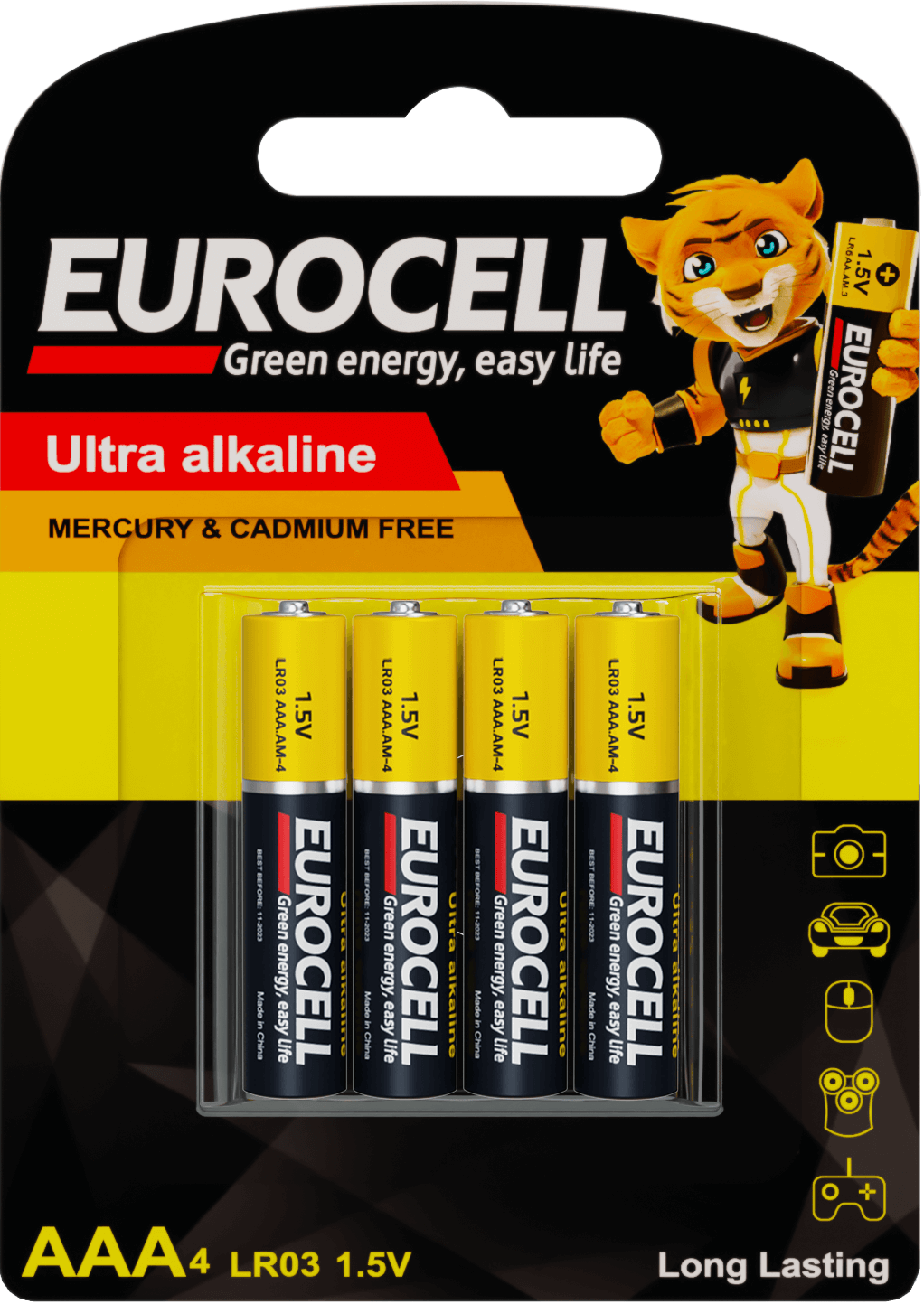 AAA4 alkaline battery